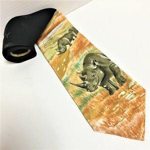 Men's Rhinocerous Necktie